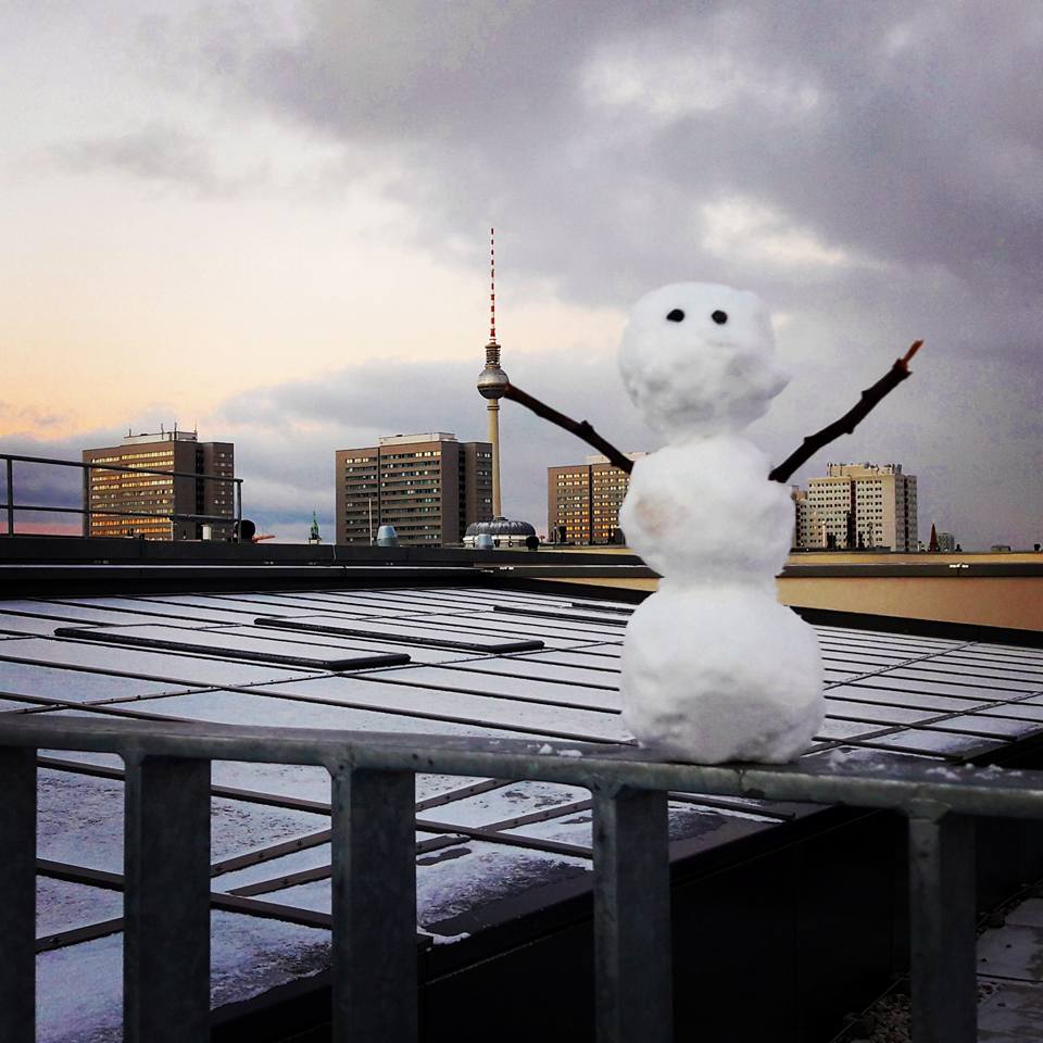 Kleiner Schneemann, große Träume.