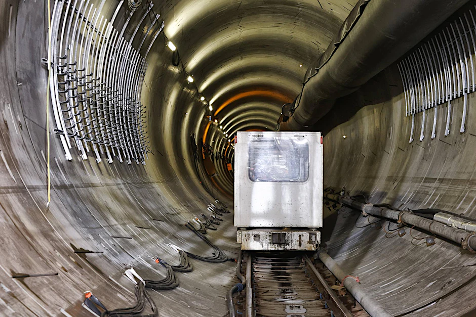 Eine Tunnelröhre der U5.