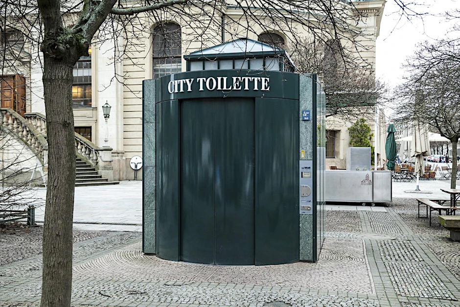 Öffentliche Toilette in Berlin. Symbolbild.