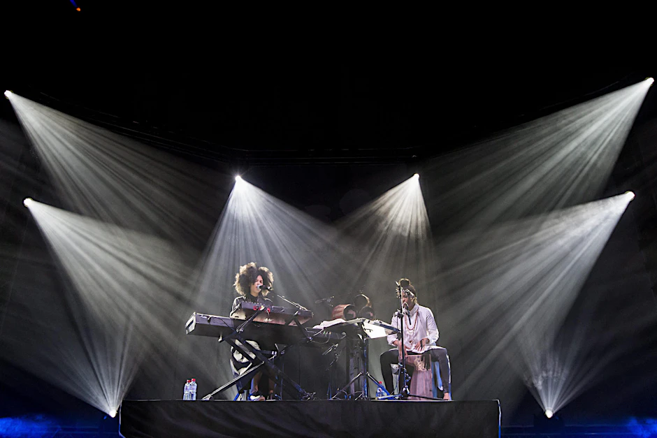 Auch live spektakulär: Ibeyi auf der Konzertbühne.