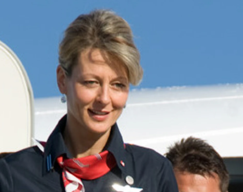 Flugbegleiterin Carola Fietz (Archivbild).