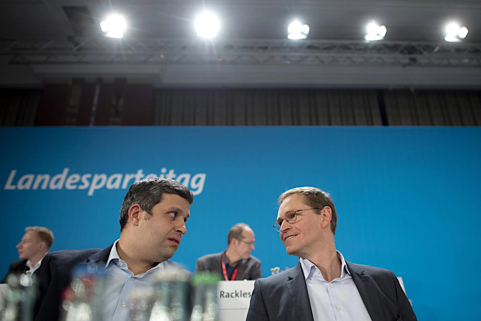 Raed Saleh und Michael Müller. 
