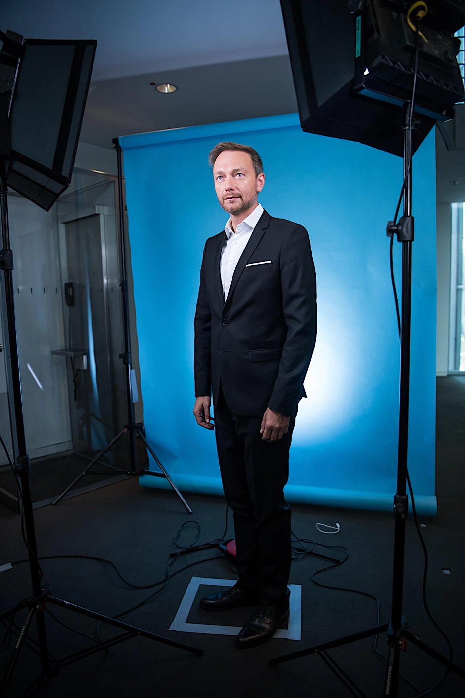 Christian Lindner ist um ein gutes Bild bemüht.