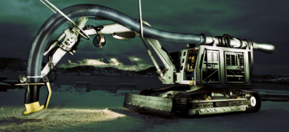 Das ist der Bagger Scanmachine.