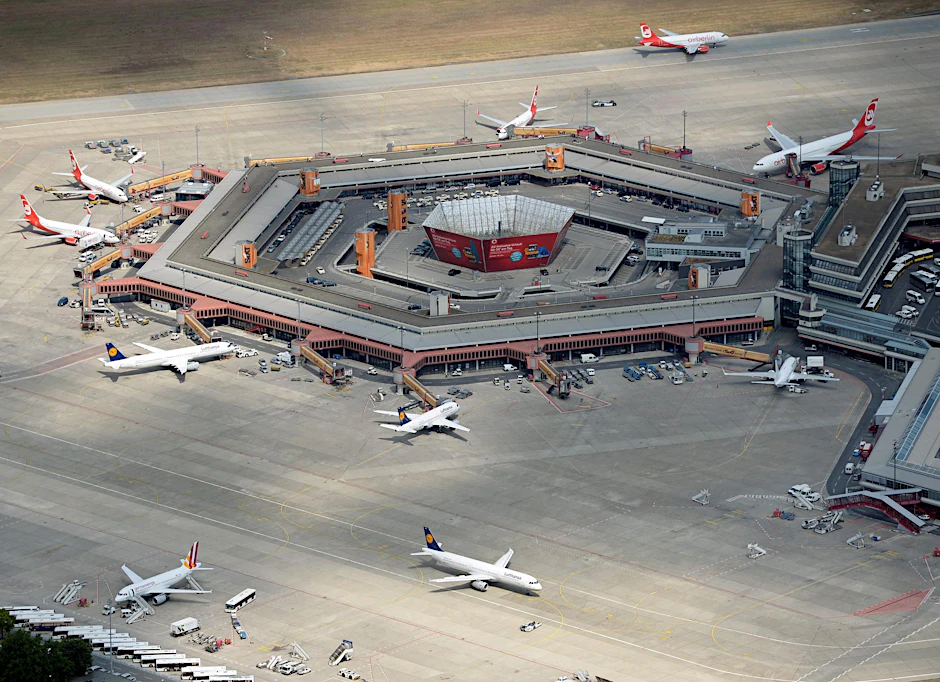 Der Flughafen Berlin Tegel.