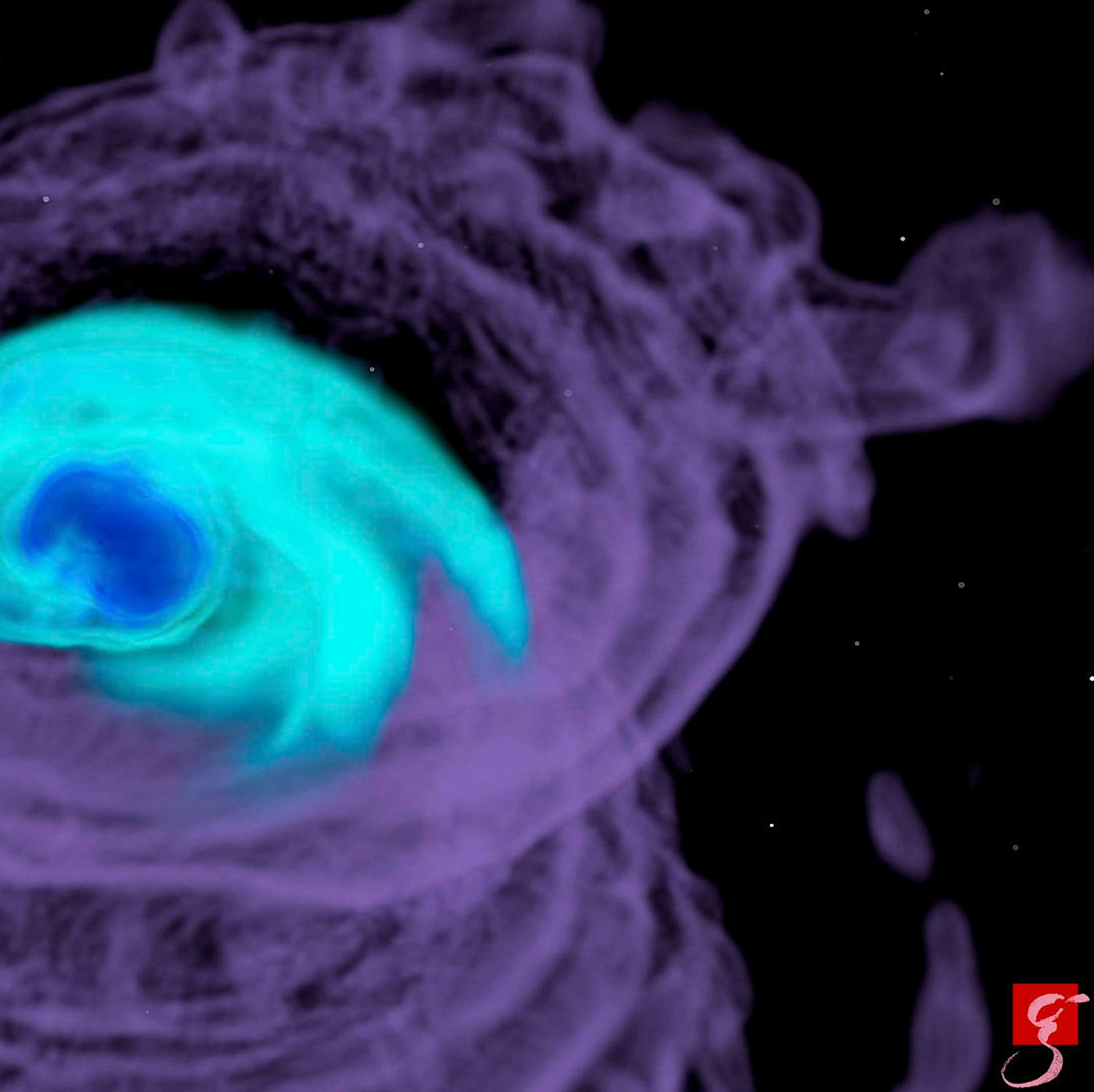 Gravitationswellen von verschmelzenden Neutronensternen beobachtet