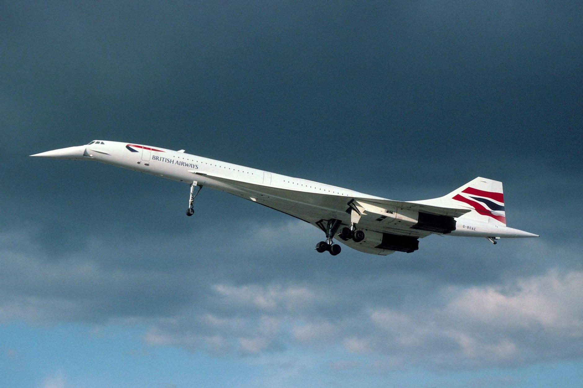Die Concorde - eine Maschine des eleganten Überschalljets soll am Morgen von Paris nach New York aufgebrochen sein.