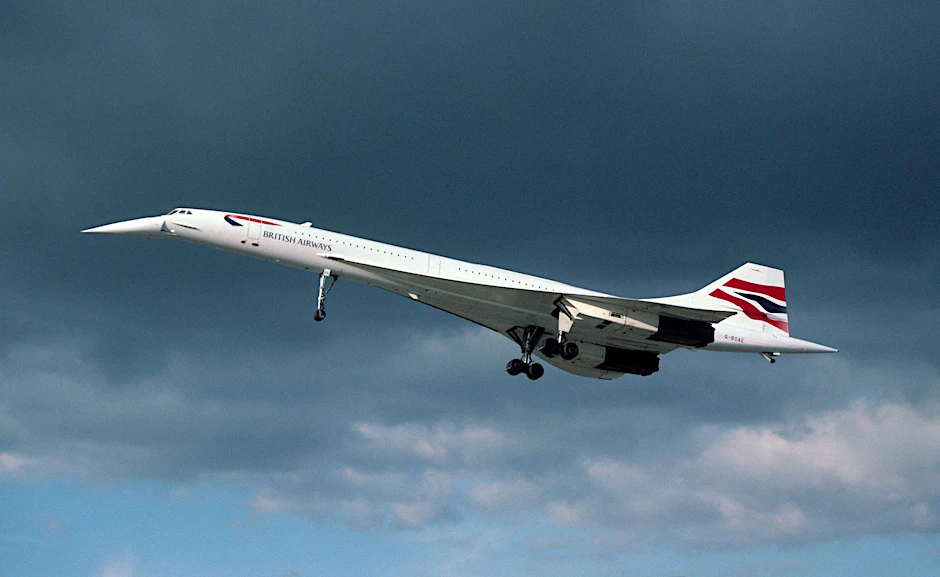 Die Concorde - eine Maschine des eleganten Überschalljets soll am Morgen von Paris nach New York aufgebrochen sein.