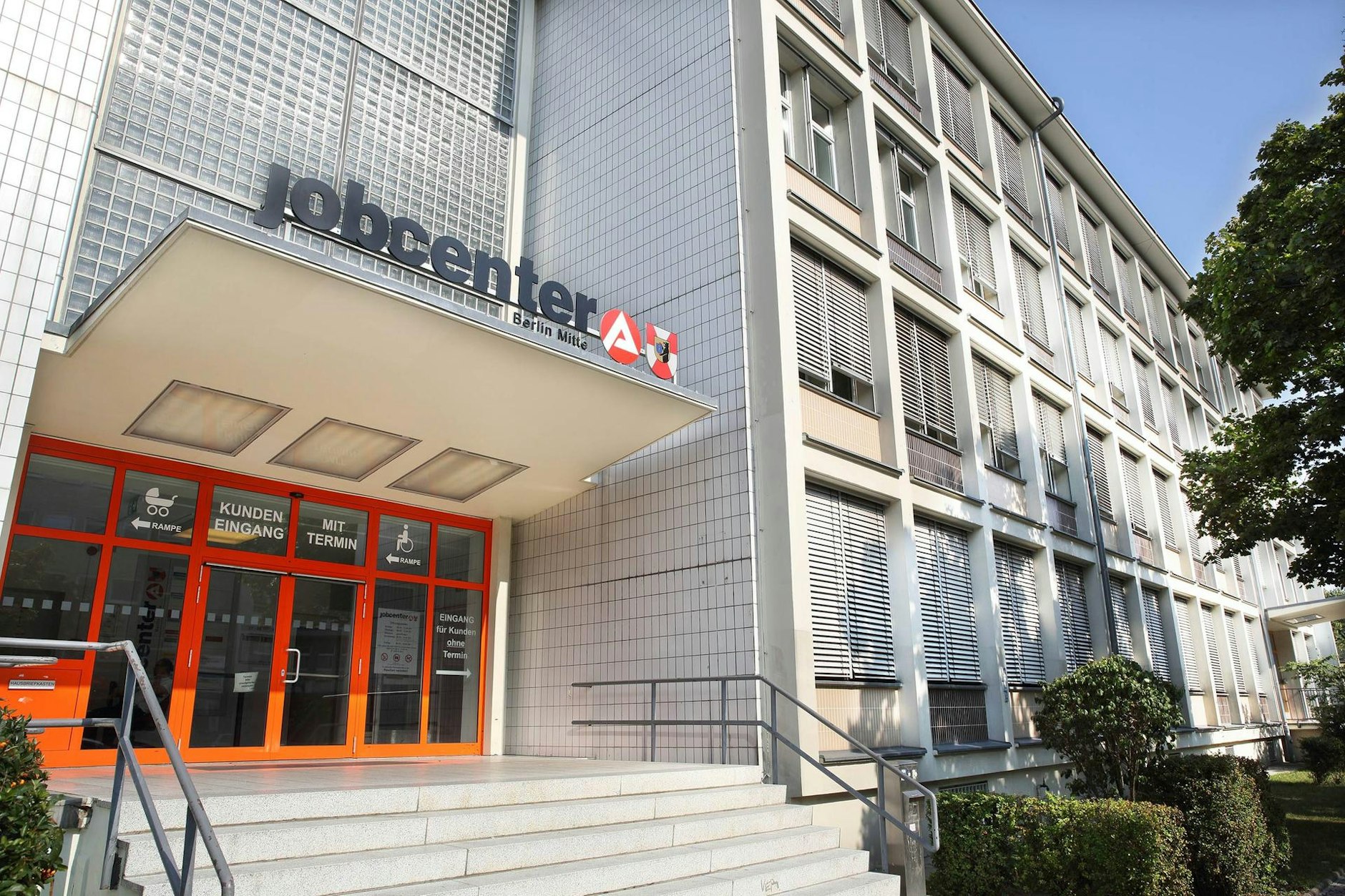 Das Jobcenter in Berlin-Mitte.