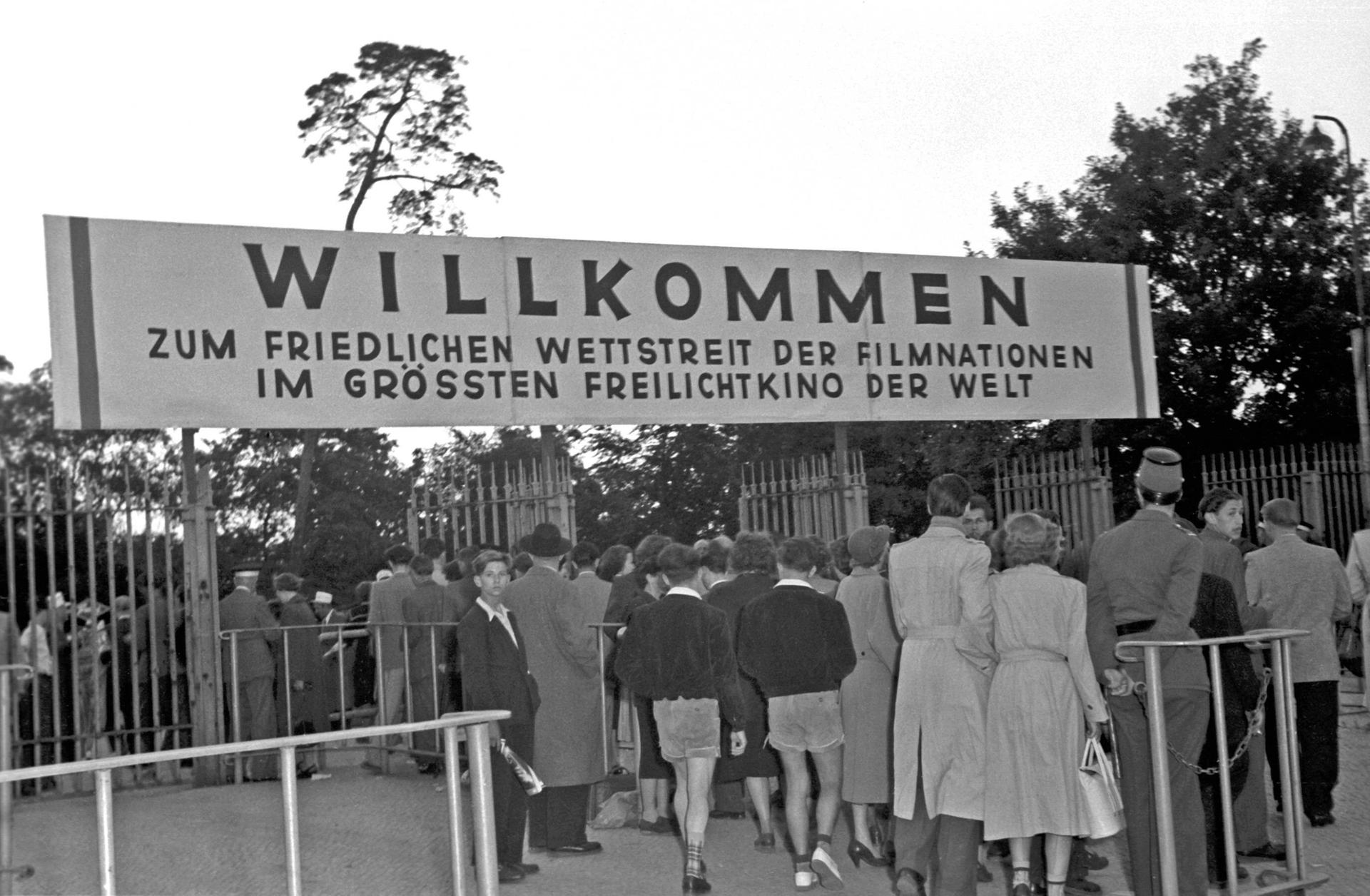 Auch in der Waldbühne wurden 1951 Berlinale-Filme gezeigt.