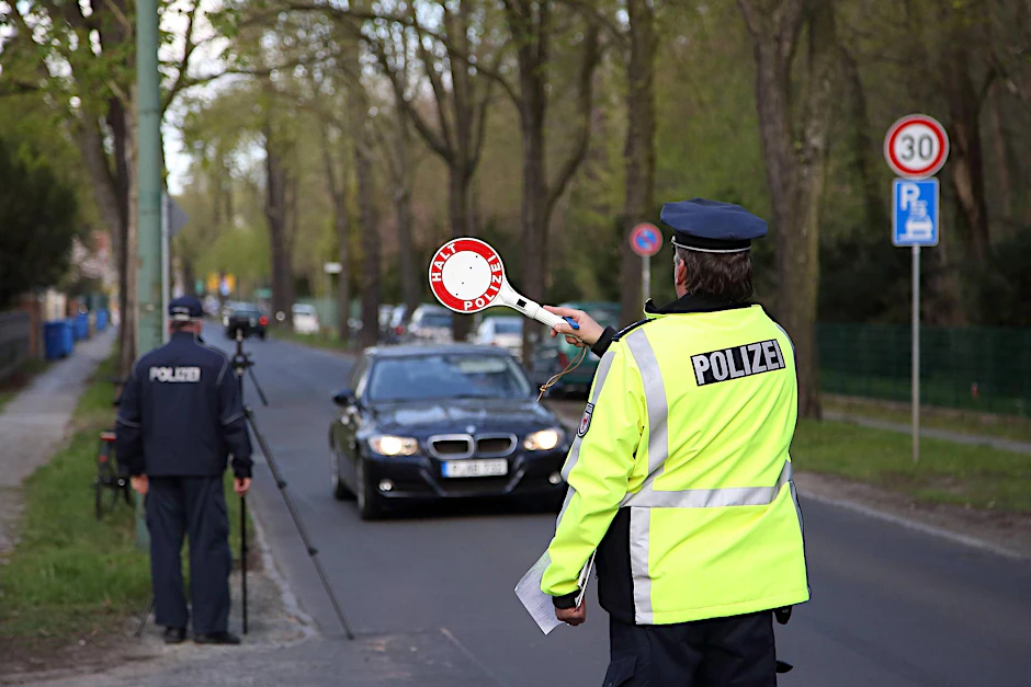 „Blitzer-Marathon“ der Polizei in Potsdam.