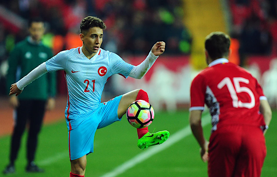 Emre Mor spielte in der türkischen Nationalmannschaft groß auf.
