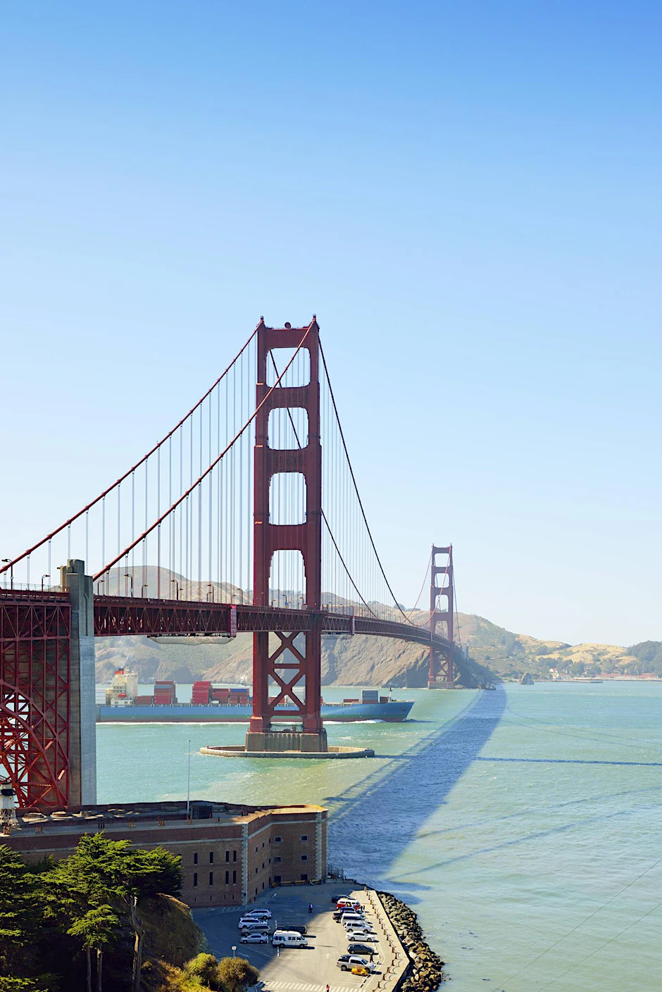 Die Golden Gate Bridge in San Francisco.