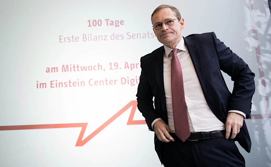 Die ersten 100 Tage sind geschafft: Michael Müller zog am Mittwoch Bilanz – ohne Linke und Grüne
