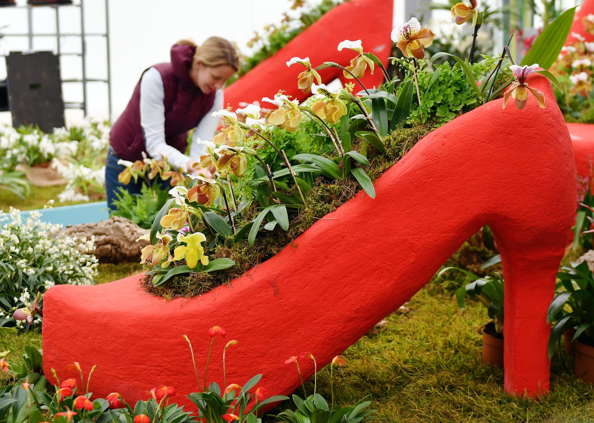 Blumenhalle in Berlin auf dem Gelände der Internationalen Gartenausstellung IGA Berlin 2017