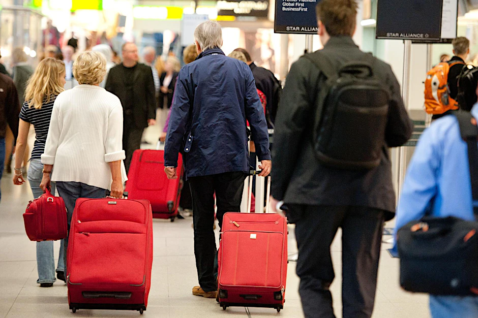 Passagiere in Tegel (Symbolbild)