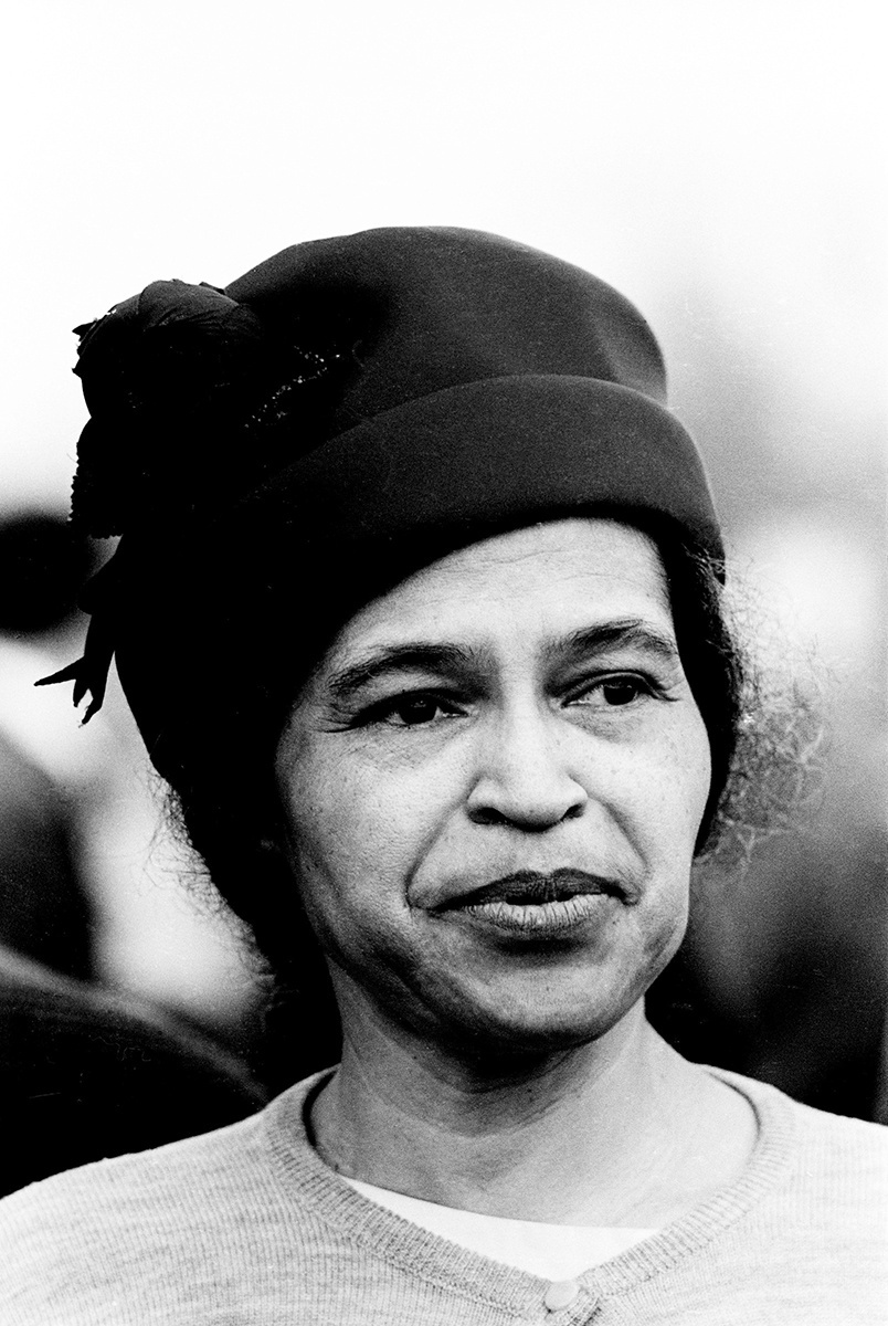 Die Bürgerrechtlerin Rosa Parks.