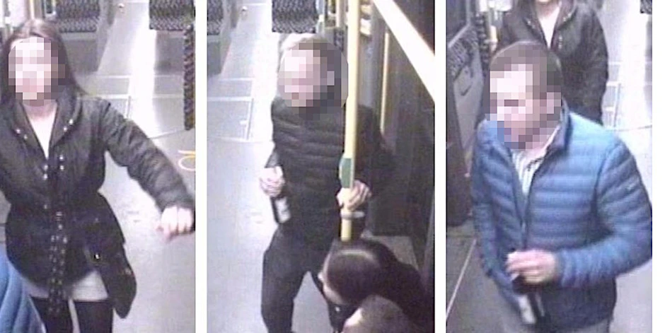 Dieses Trio beleidigte Tram-Fahrgästen homophob..