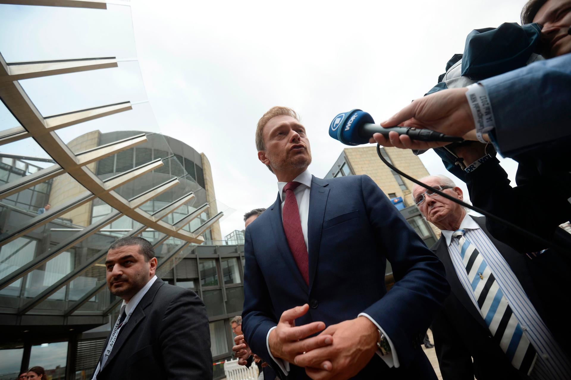 Christian Lindner kurz nach der Wahl.