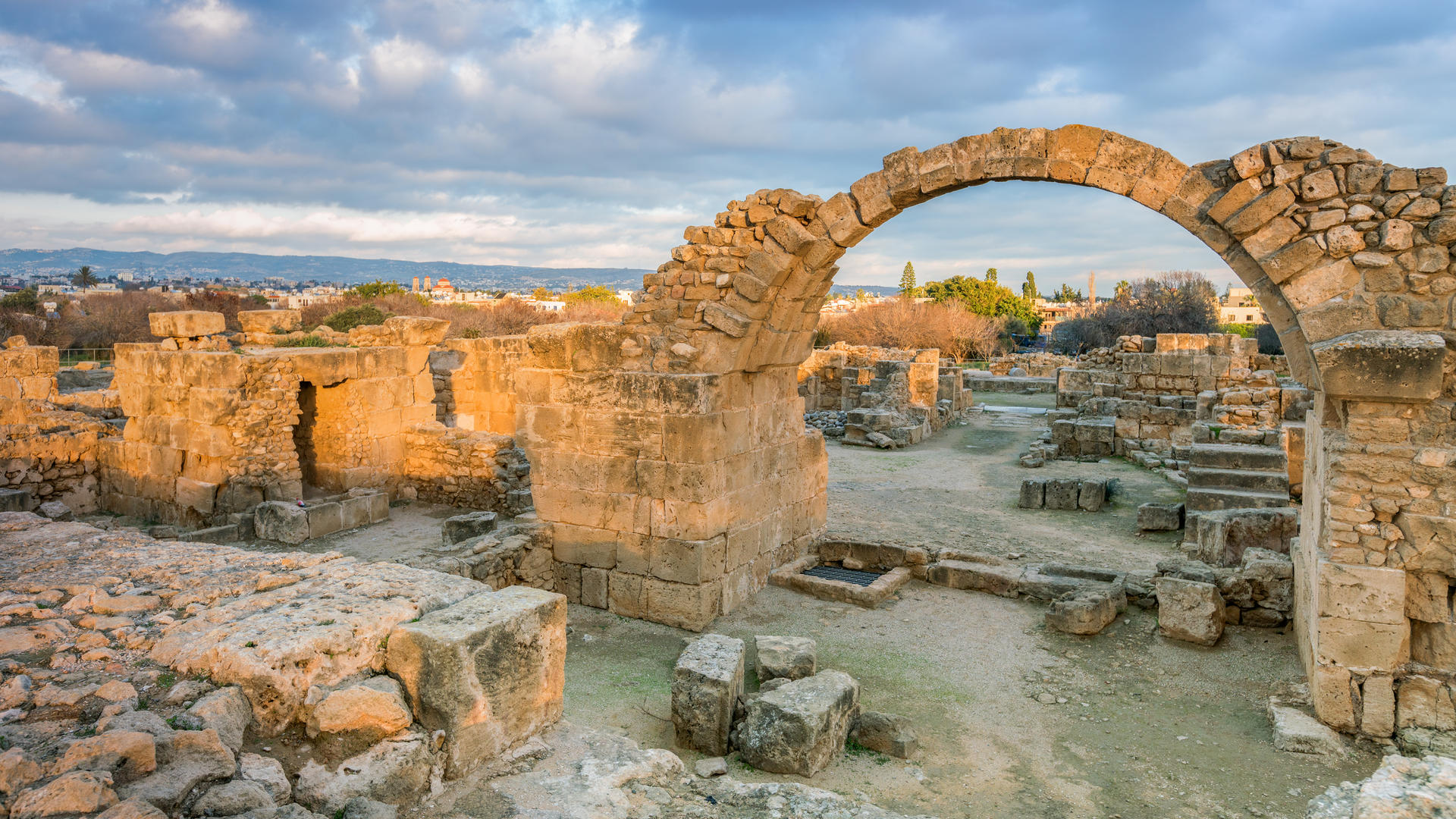 Archäologische Wunder: in der Hafenstadt Paphos auf Zypern.