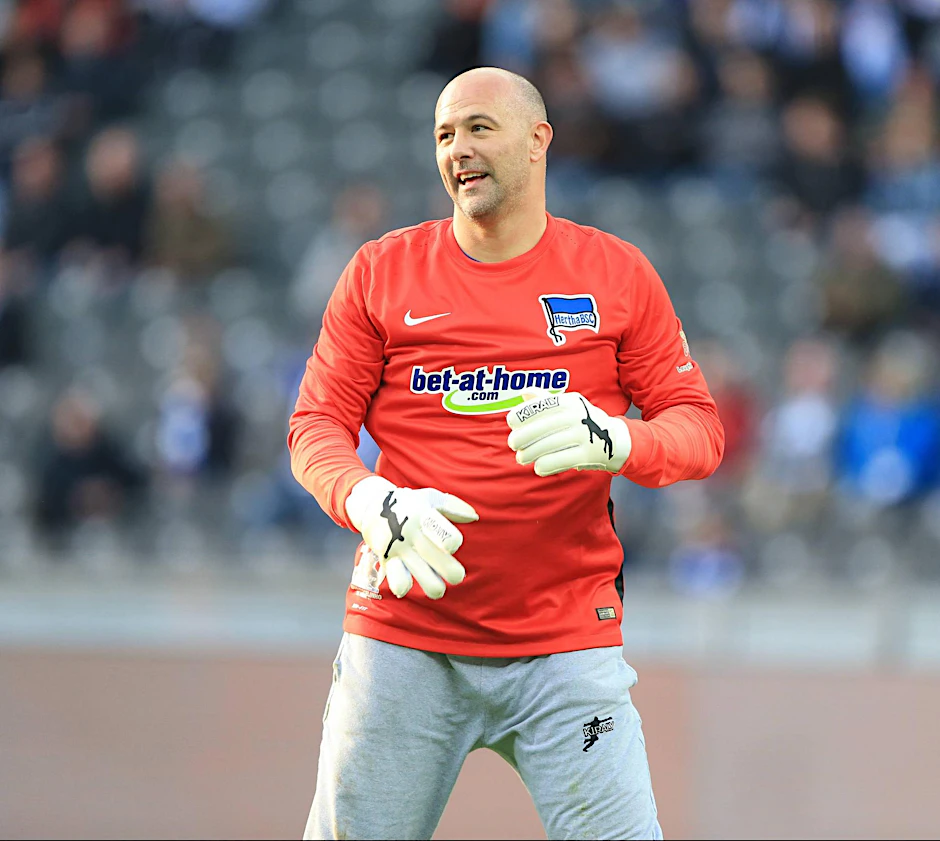Herthas Keeper Gabor Kiraly.