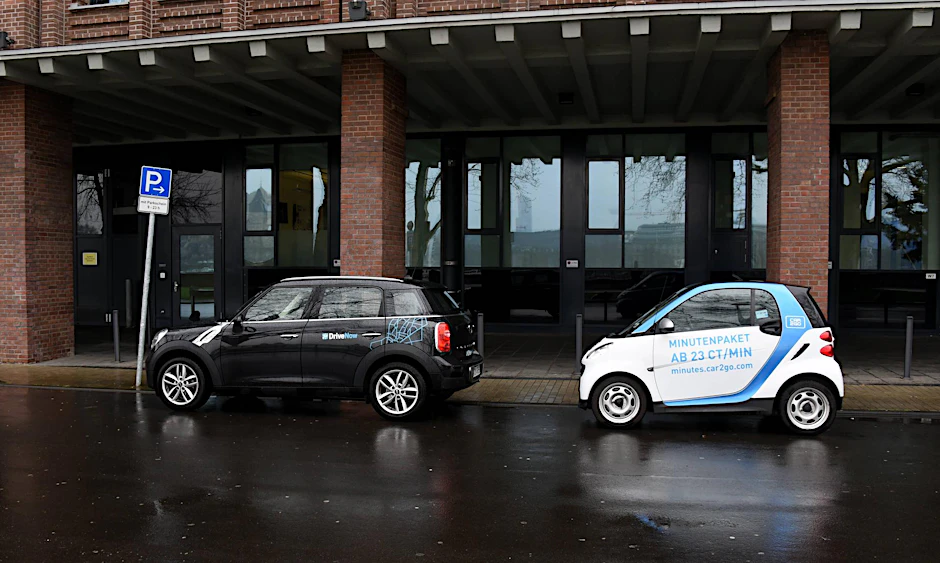 Drivenow und Car2go sind nur zwei Anbieter in Berlin.