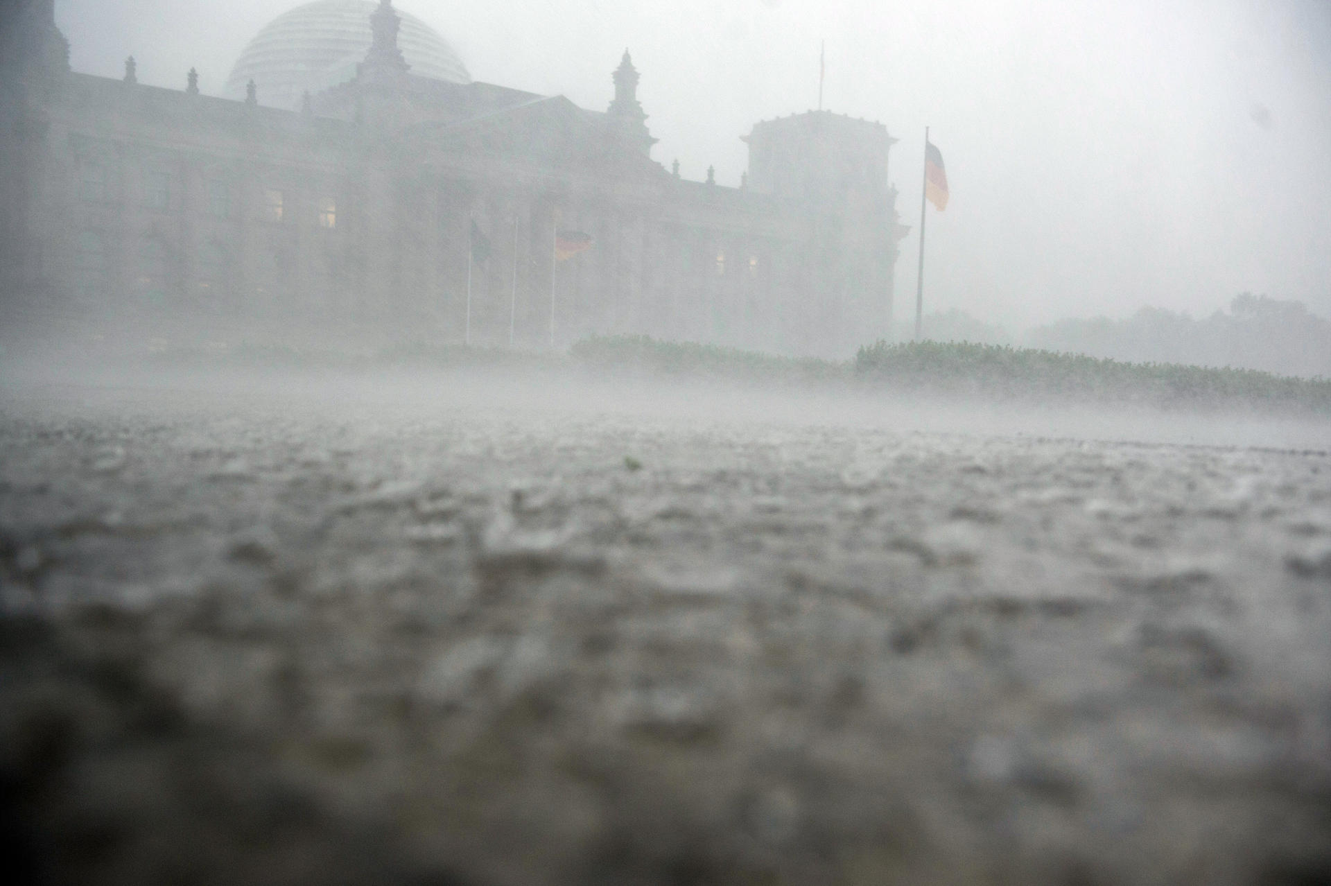 IIn Berlin werden starke Regenfälle erwartet.