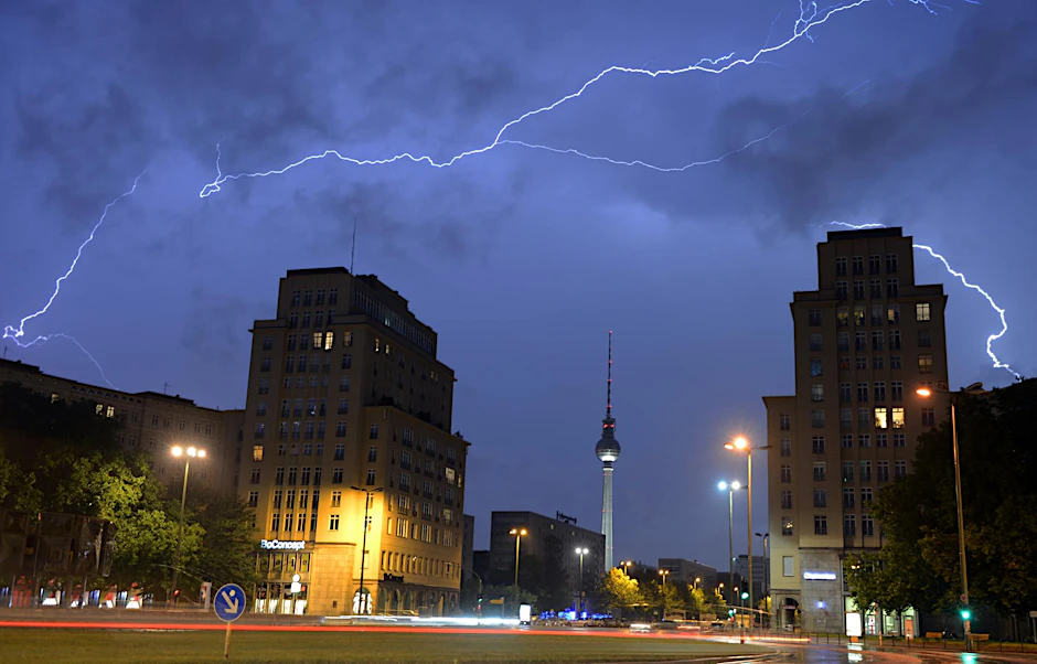 Am Freitagnachmittag soll es in Berlin wieder Gewitter geben.