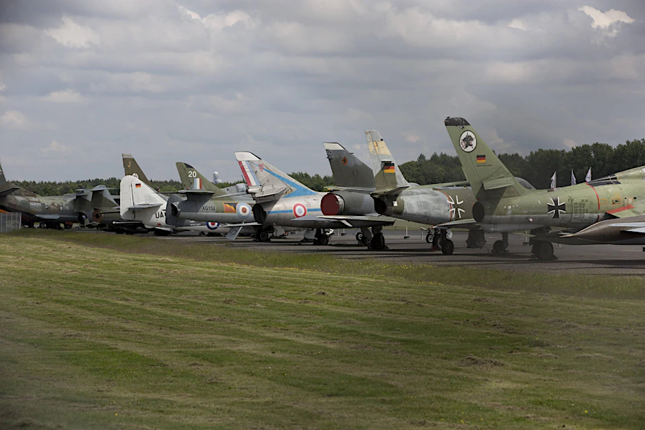 Nur fürs Museum: Düsenjets auf dem Flugplatz Gatow.