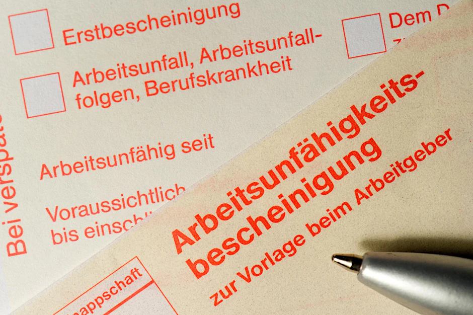 Arbeitsunfähigkeitsbescheinigung (Symbolbild)