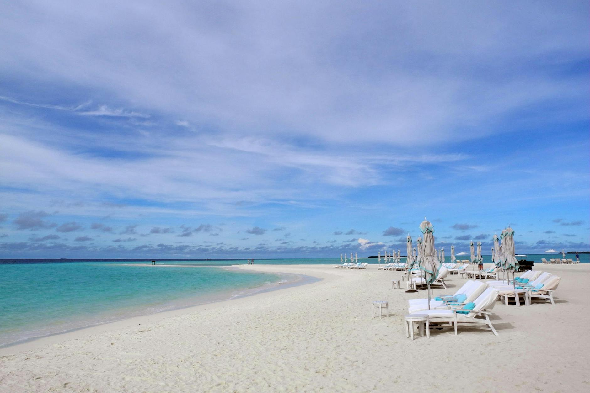 Die Malediven liegen nur einen Meter über dem Meeresspiegel.