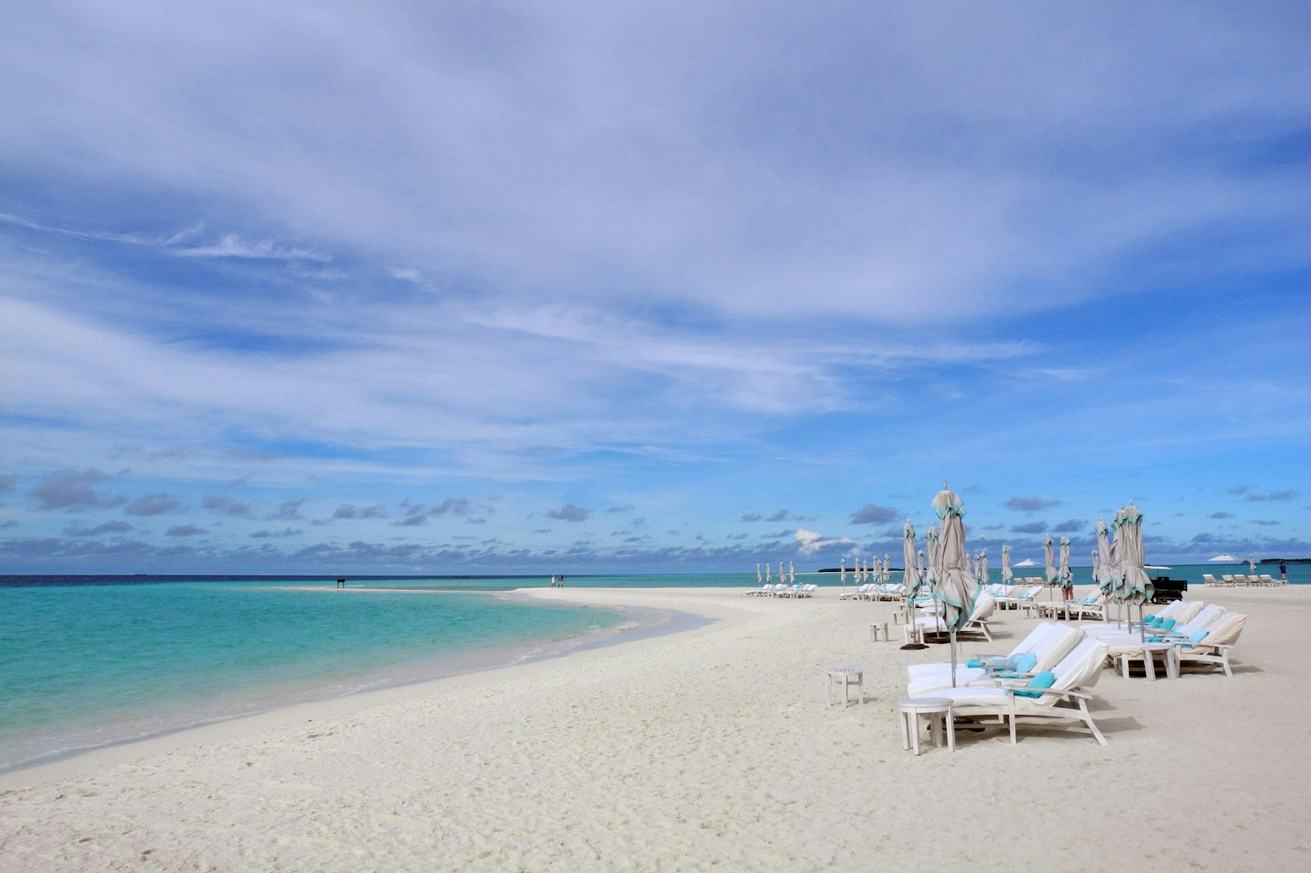 Die Malediven liegen nur einen Meter über dem Meeresspiegel.