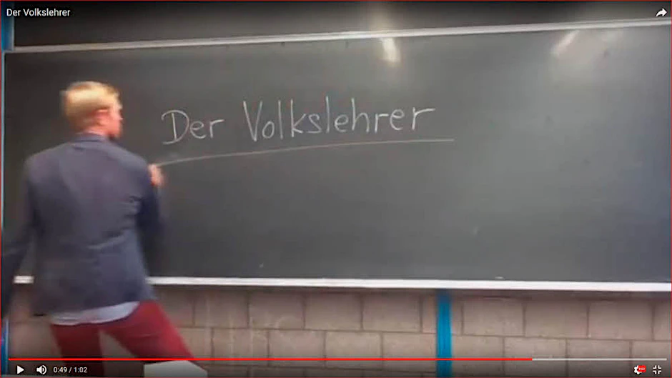 Der "Volkslehrer". 