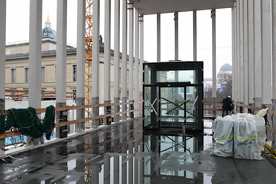 Verregnete Museumsinsel: Neue Ausblicke auf die alten Bauten.