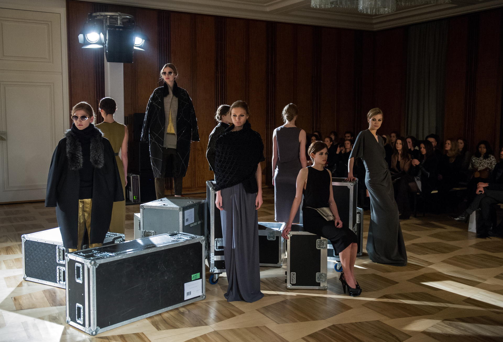 Models im Palais Unter den Linden.