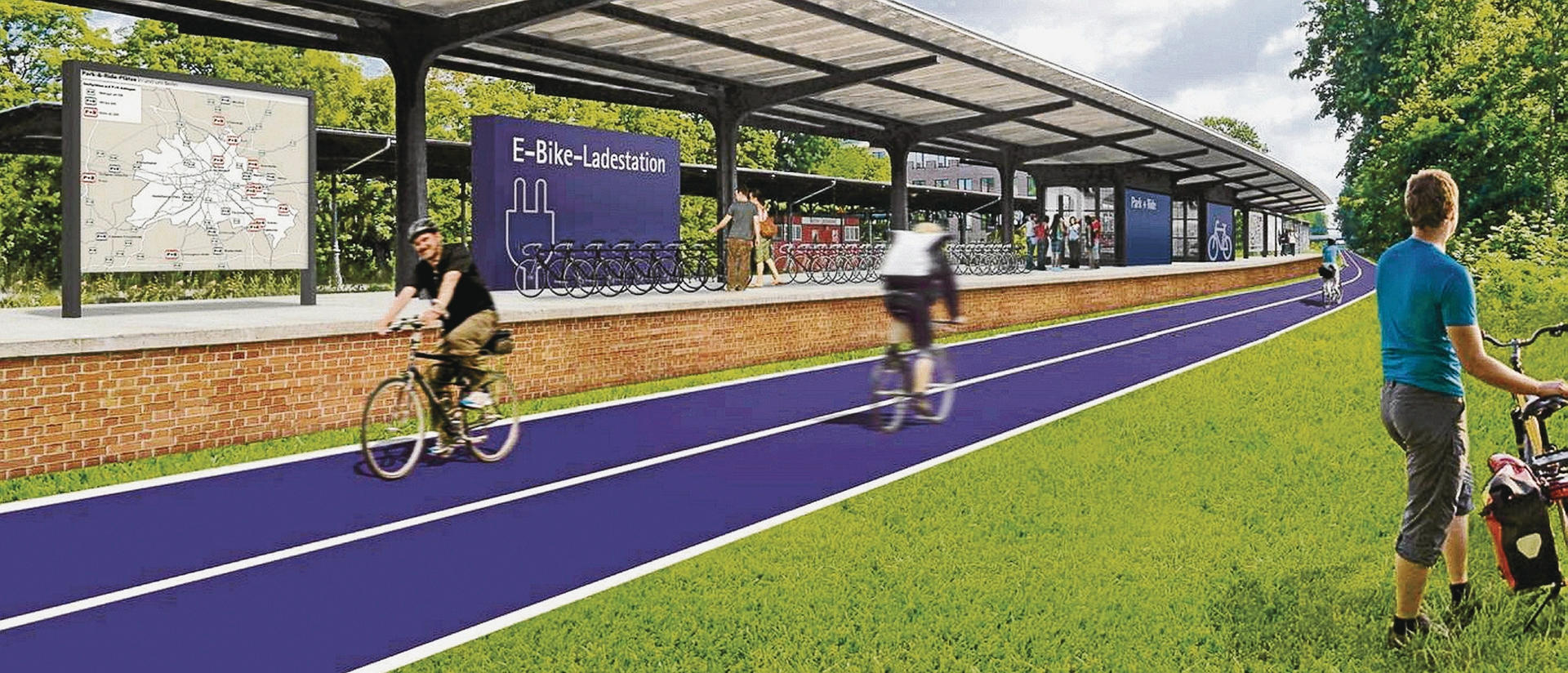 Ein Fahrrad-Highway würde Berlin voranbringen.