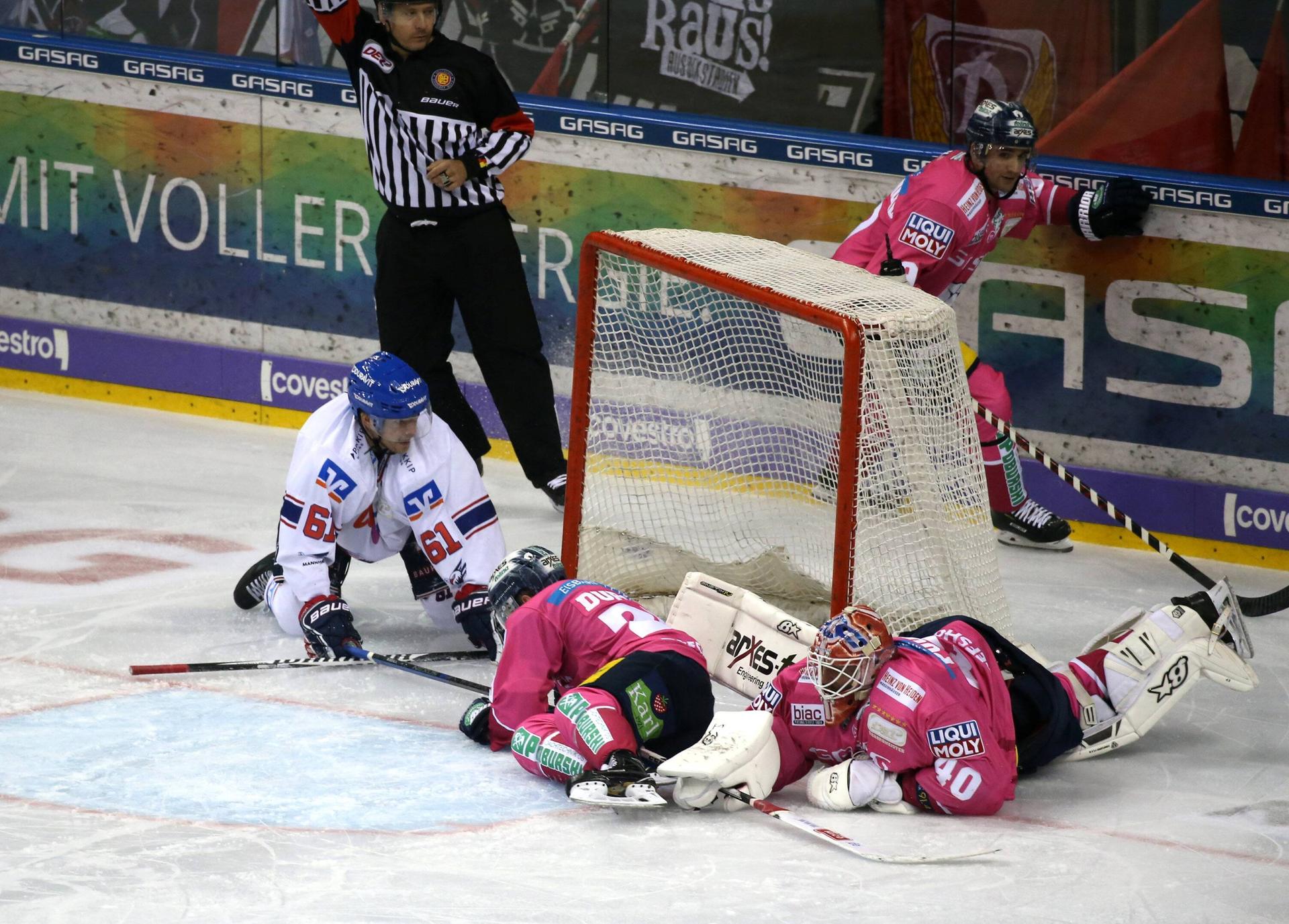 Image - Eisbären-Sieg gegen Adler: Dank Torwart Kevin Poulin gelingt ein 4:1-Erfolg