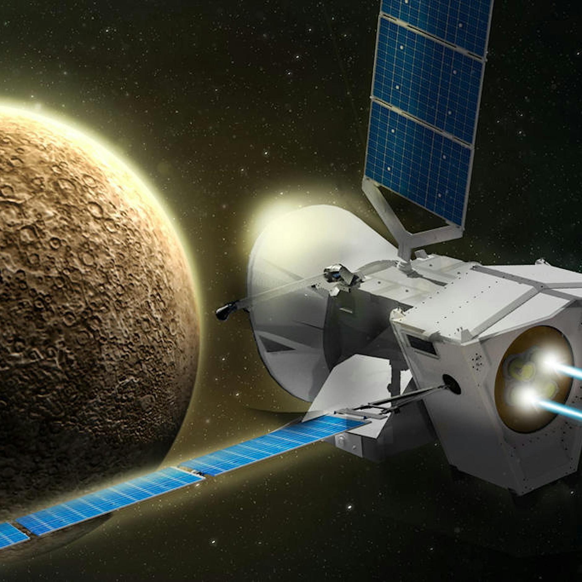 Weltraum : Die Raumsonde BepiColombo soll den Planeten Merkur erkunden