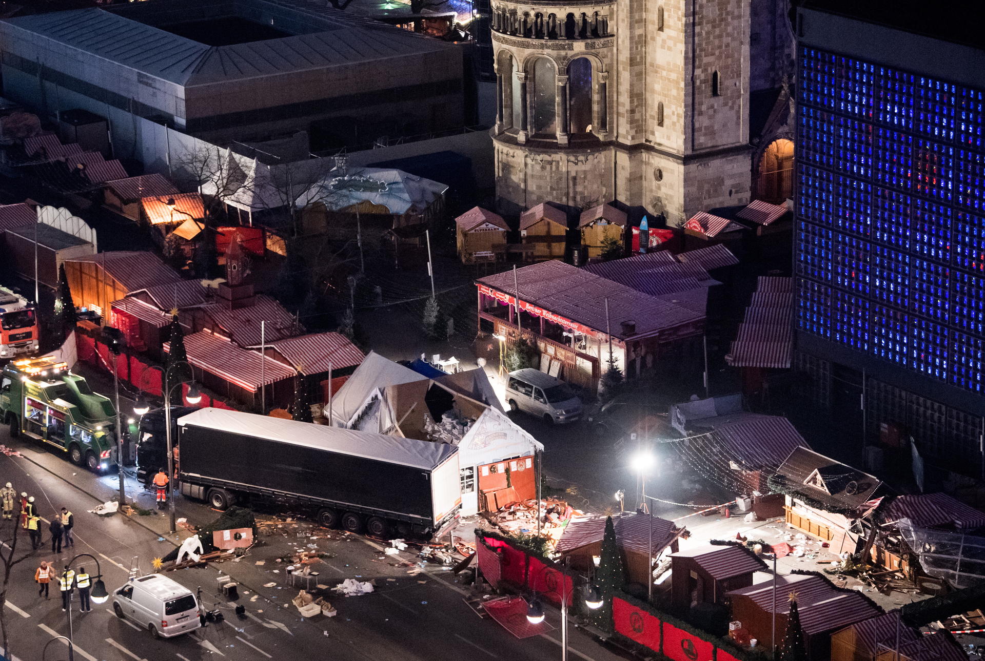 Amri raste am 19. Dezember 2016 auf den Breitscheidplatz. Dabei starben elf Menschen.