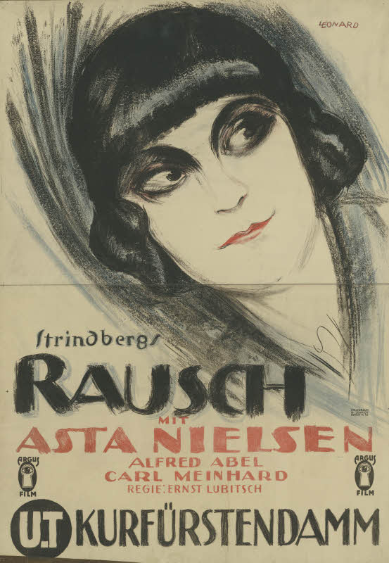 Plakat zur Premiere des Lubitsch-Films von Robert. L. Leonhard.