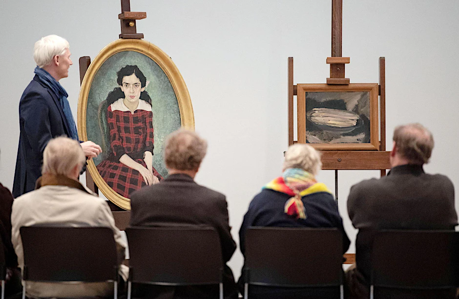 Als  Raubkunst  identifiziert: „Grete Marx“ (1915) von Bernhard Pankok.