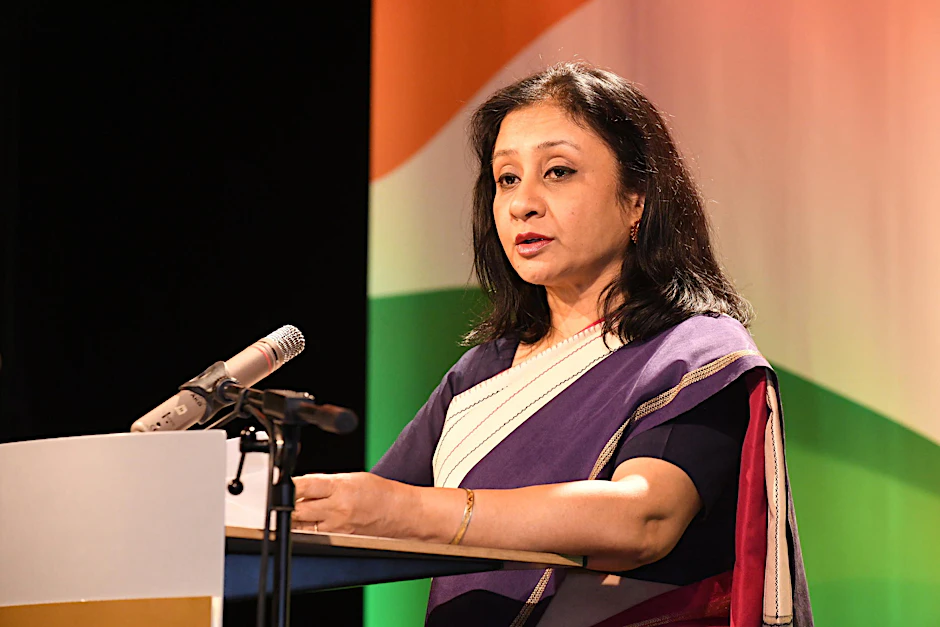 Indiens Botschafterin Mukta Dutta Tomar.