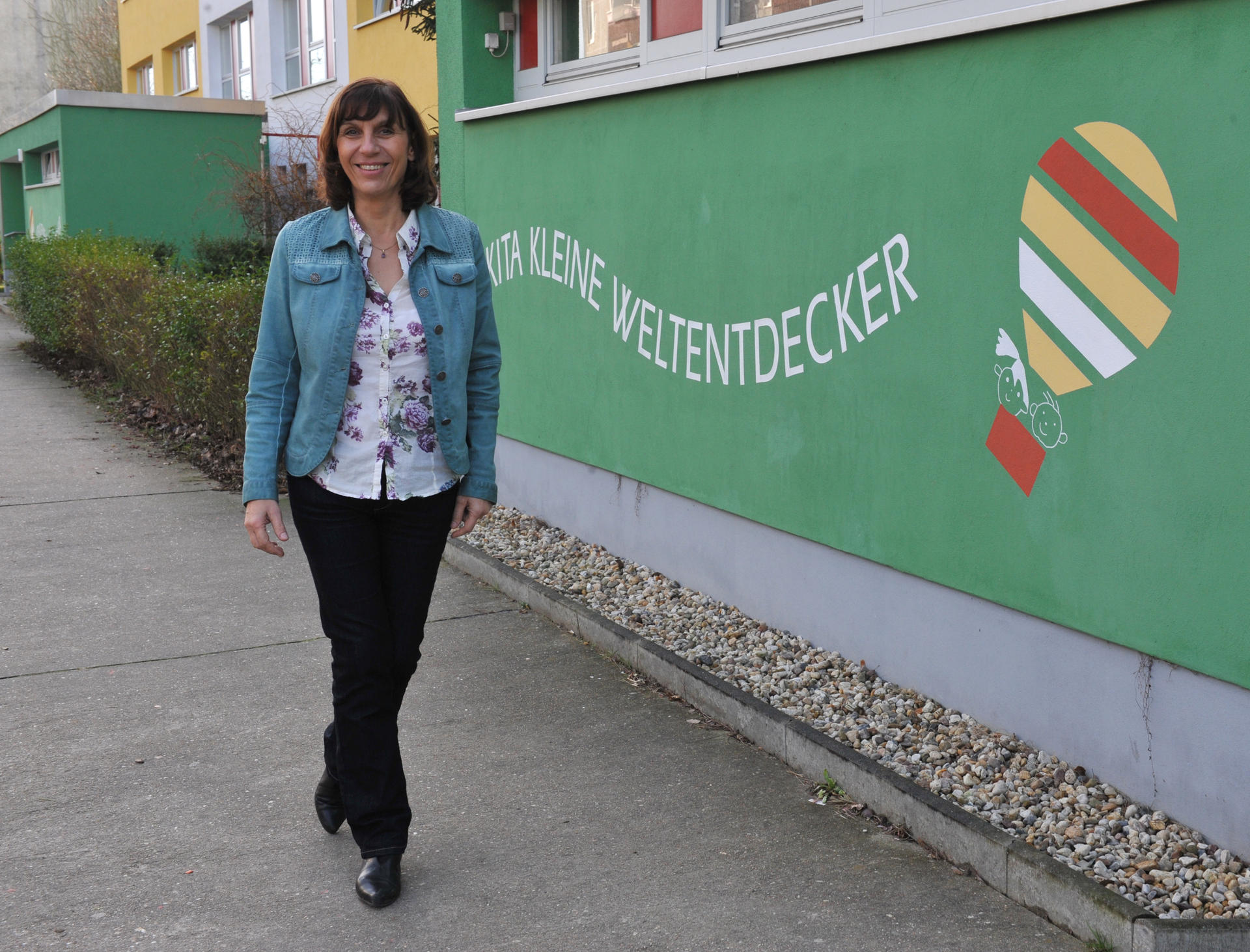 2010 wurde die Kita des Trägers FIPP saniert. Martina Junius ist die engagierte Leiterin der Kita.