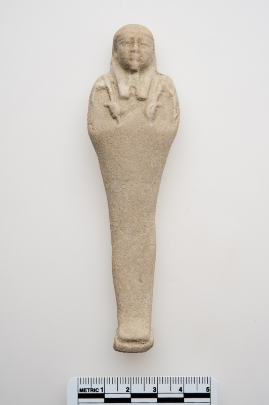 Diese Mumie stammt aus Ägypten. Sie ist 20 Zentimeter lang, drei Zentimeter breit und wurde in der Humboldt-Uni gezeigt.