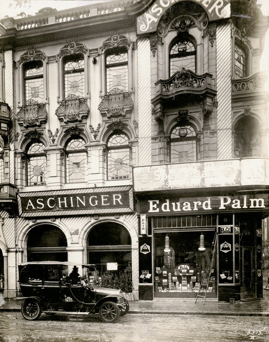 Aschinger-Filiale in der Friedrichstraße 97 im Jahr 1915