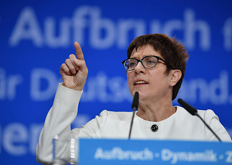 Annegret Kramp-Karrenbauer, CDU-Generalsekretärin spricht beim 30. Parteitag der Christlich Demokratischen Union.