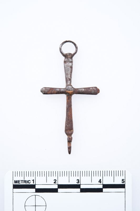 Archäologisches Silberkreuz aus dem Sudan. Geklaut aus der Humboldt-Uni.