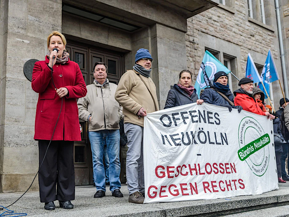 Götz Aly würde Dr. Franziska Giffey (l.) als Ministerin in der Bundesregierung befürworten.