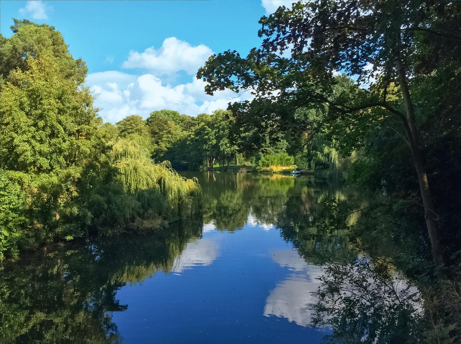 Bei so viel Natur mag man kaum glauben, dass man noch in Berlin ist.