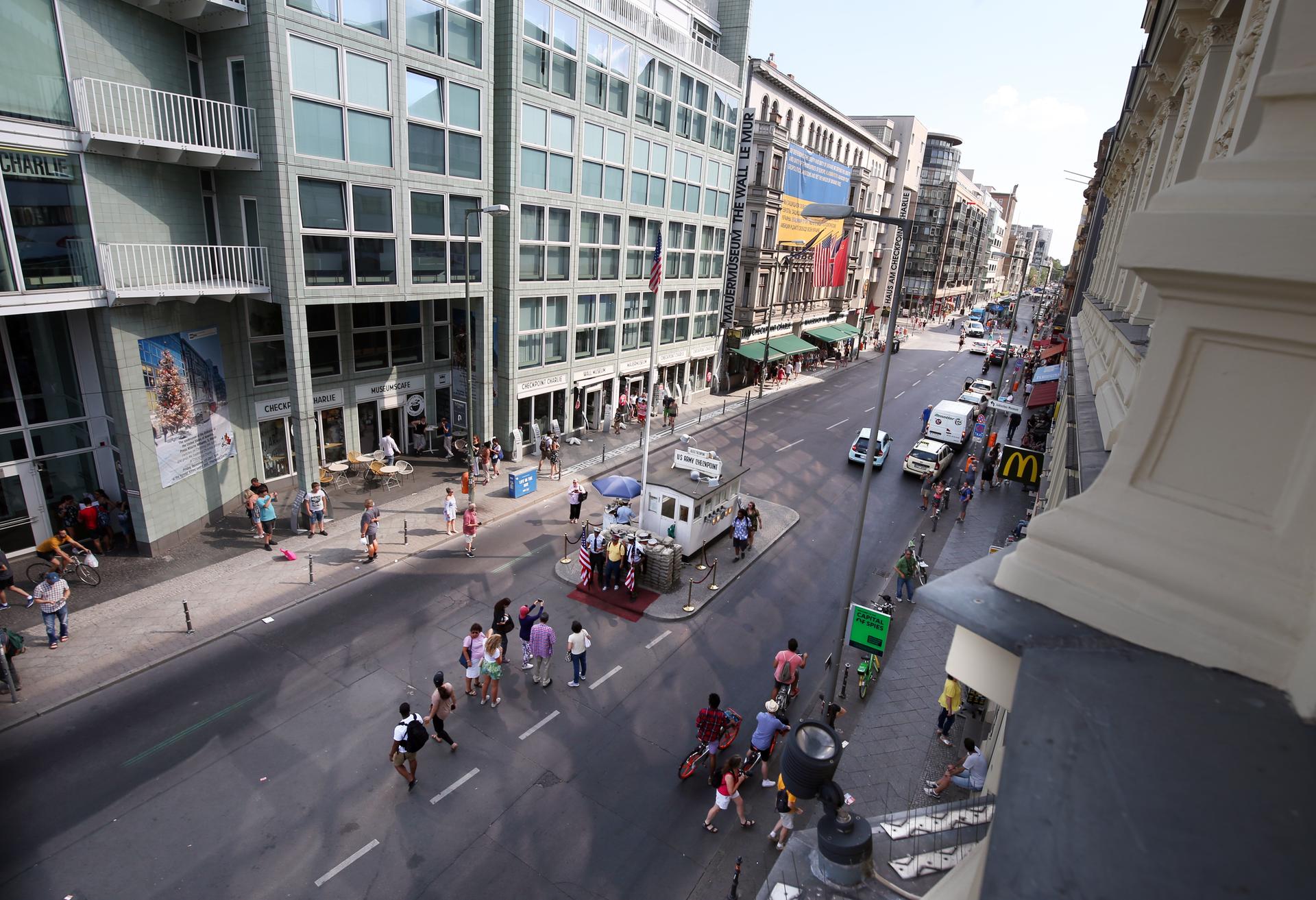 Image - Trockland-Baupläne am Checkpoint Charlie in Berlin-Mitte: Linke will Hotel verhindern